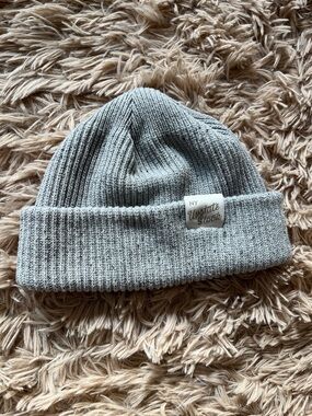 Upstate Stock Speckled Gray Upcycled Cotton Knit Beanie